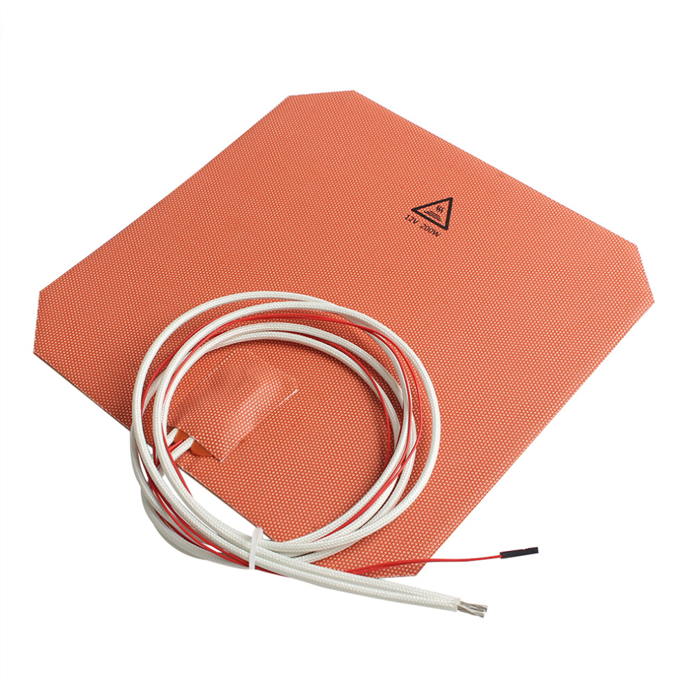 Silicone Heater Pad 12V 200W 220x220mm for Anycubic Mega 3D Printer