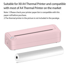 A4 Thermal Paper 5 Roll 6m Φ30mm for Portable Printer BPF High-Quality
