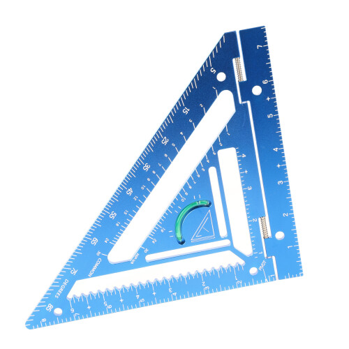 Rafter Square Tool Triangular Ruler Carpenter Layout Measuring 2