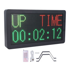 Digital Sports Scoreboard with Timer Remote for Badminton Basketball