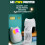 Mini Pocket Thermal Printer BT Wireless App Support 1 Roll 57x25mm 5