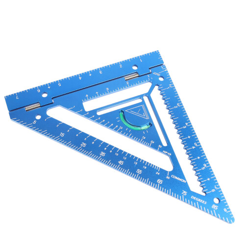 Rafter Square Tool Triangular Ruler Carpenter Layout Measuring 1