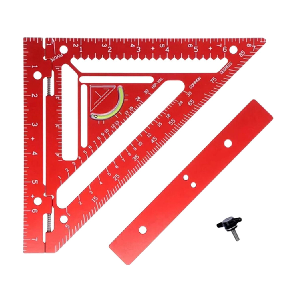 Aluminum Rafter Square Tool With Jig Block Layout Measuring 323163057361
