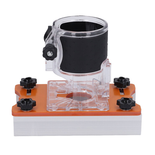 Woodworking Router Base with Transparent Cover 6-56mm Adjustment 1