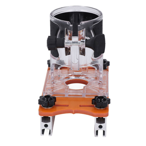 Woodworking Router Base with Transparent Cover 6-56mm Adjustment 2