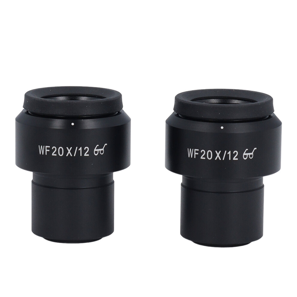 2 Pcs Microscope Eyepiece Wf20x Widefield Adjustable Diopter 30Mm 323163061856