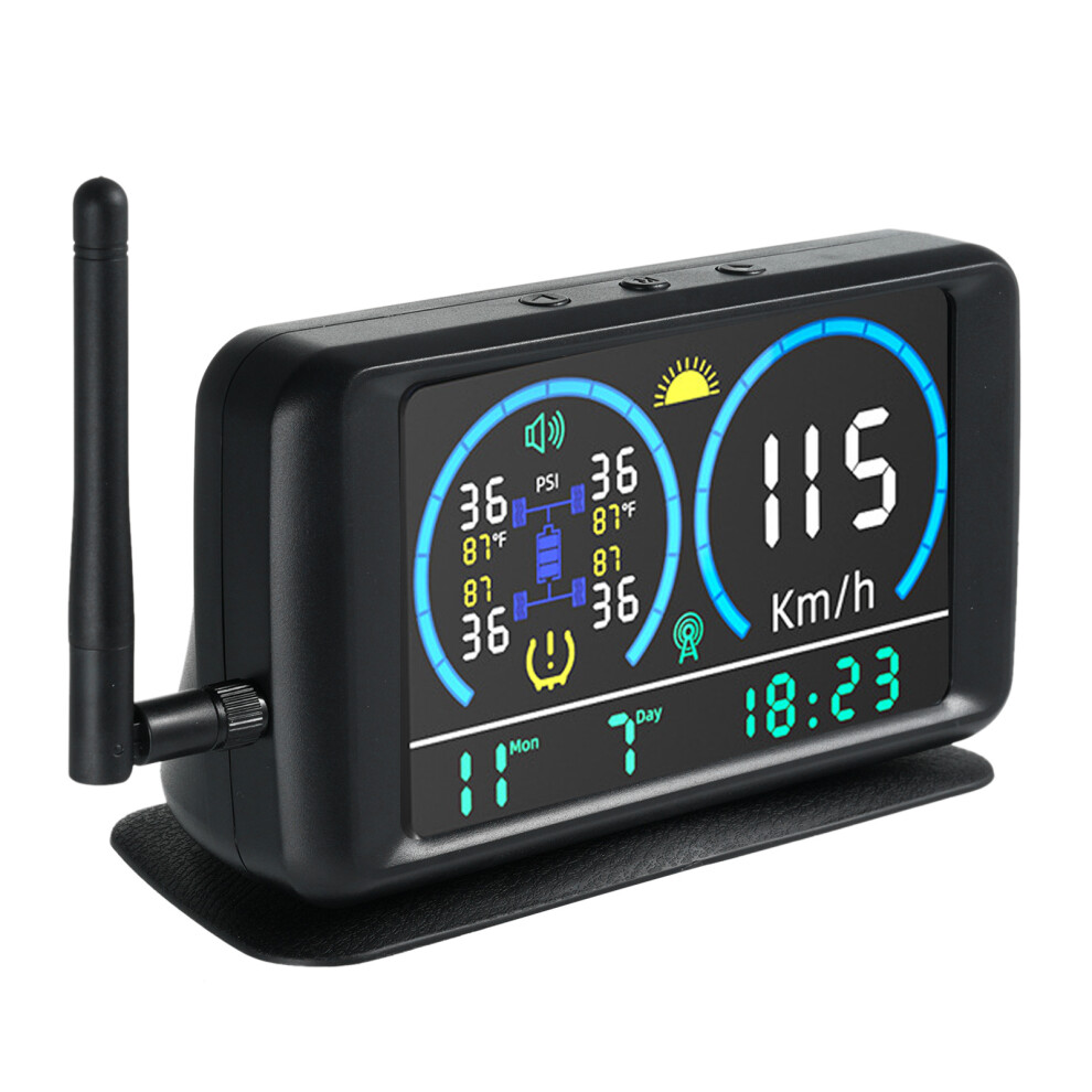 Solar Gps Tpms 4 Sensors 4 Alarms Hourly Tracking For Rv Trucks Light 323163056142