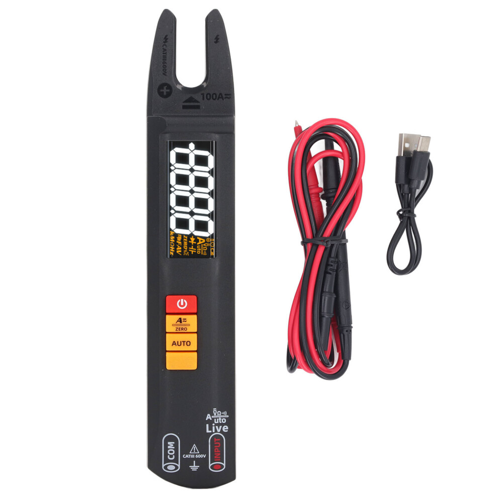 Smart Clamp Multimeter 3-In-1 Ac Dc Voltage Current Ohm Tester 323163062099