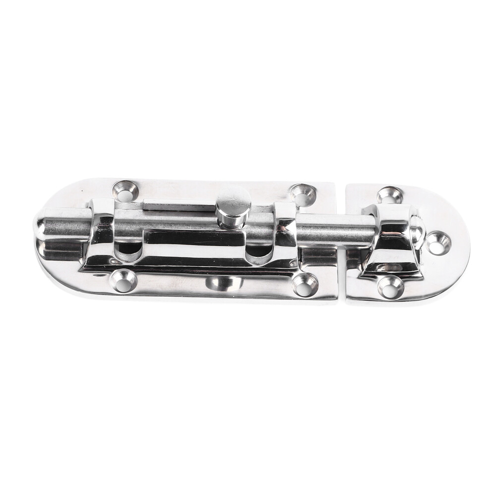 Door Bolt Latch Slide Lock Round Stainless Steel 316 For Cabinet 323163065403