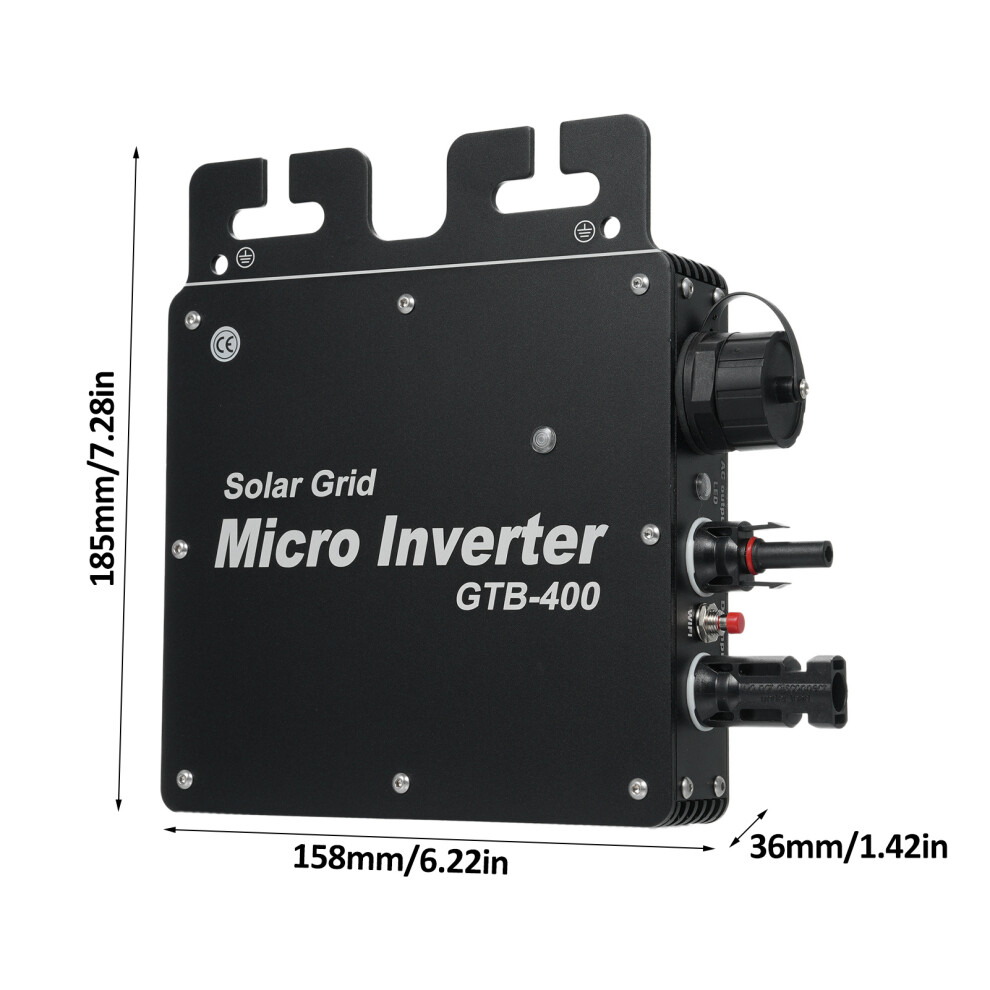 400W Solar Inverter Wifi Dc To Ac 230V Grid Tie Micro Inverter 323163065441