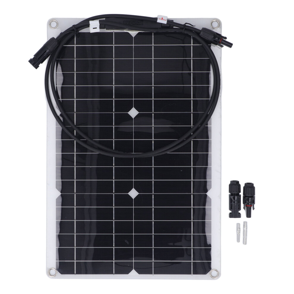 20W 18V Flexible Monocrystalline Solar Panel For 12V Battery Off Grid 323163065656