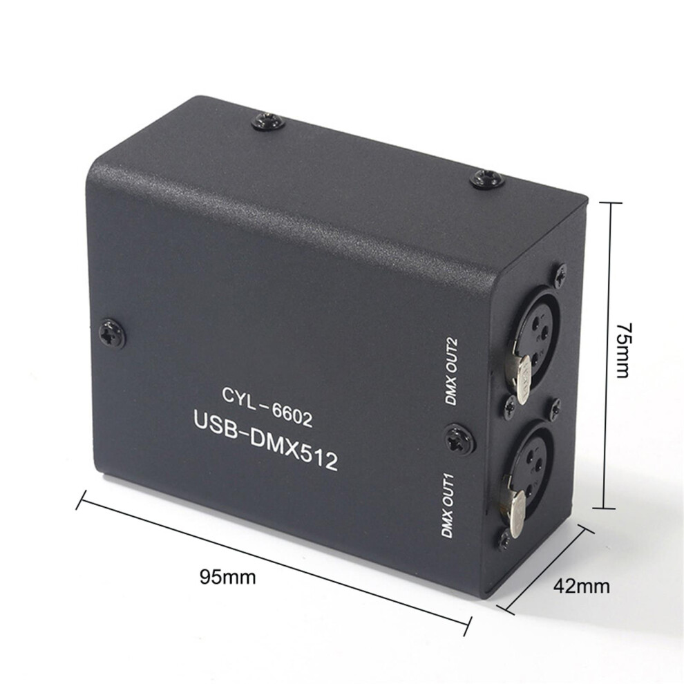 USB DMX512 LED Light Controller Decoder Module with CD