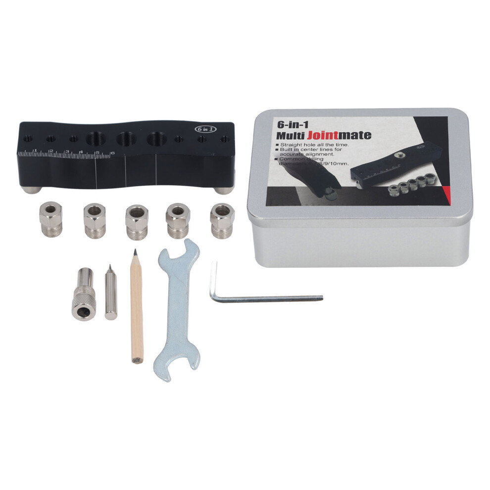 Woodworking Dowelling Jig 6 In 1 Multifunctional Dowel Drill Guide 323163060897
