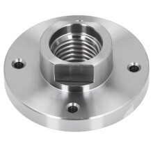 3in Lathe Faceplate Alloy Steel 4 Screw Holes 1in x 8TPI