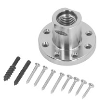 3in Lathe Faceplate Alloy Steel 1in 8TPI 10 Screws