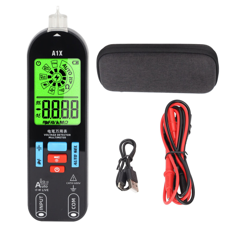 Pen Type Digital Voltage Detector Multimeter Auto Range Rechargeable 323163064352
