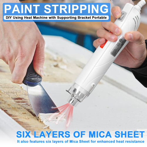 Portable Handheld Hot Air Machine for DIY Shrink Plastics with Bracket 2