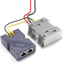 GigE PoE Injector 144W Surge ESD Protection 168W 12-56V DC Step Up