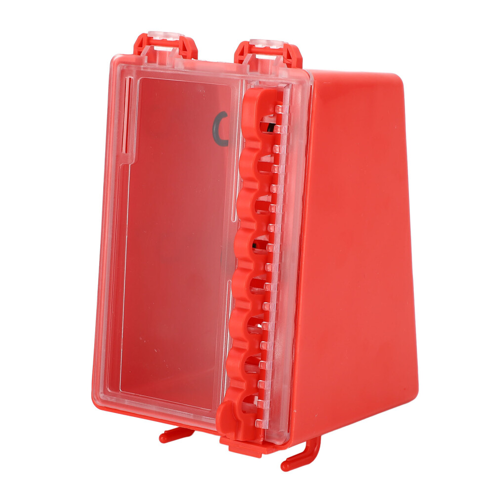 Lockout Tagout Box Portable Wall Mount 8 Hole Key Station Transparent 323163064598