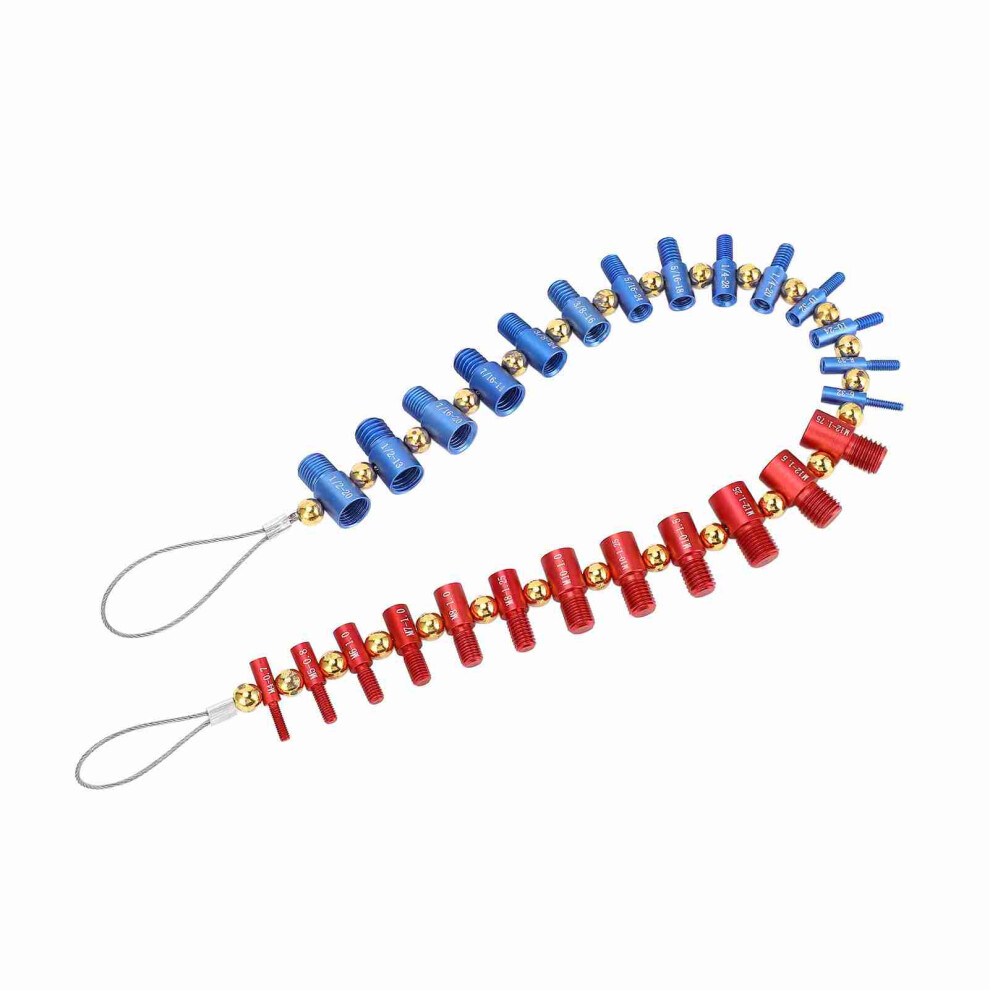 Detachable Thread Checker 26 Sizes Nut Bolt Gauge 323163064703