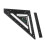 Carpenter Square Layout Tool Black Aluminium Alloy Triangle Ruler 4