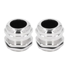 (M32) Cable Gland IP68 Waterproof Ni Plated Brass M37 Stress Relief
