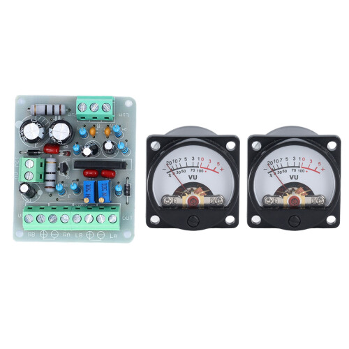 VU Meter LED Backlit Pointer Type with Driver Board for Sound Devices 1