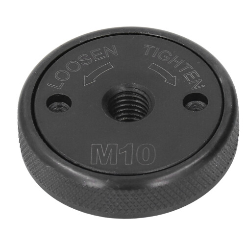 Angle Grinder Pressure Plate M10 Quick Release Black