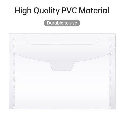 10Packs Transparent PVC Die Storage Envelopes 190*140mm 1