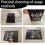 10Packs Transparent PVC Die Storage Envelopes 190*140mm 4