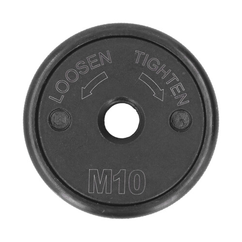 Angle Grinder Pressure Plate M10 Quick Release Black 1