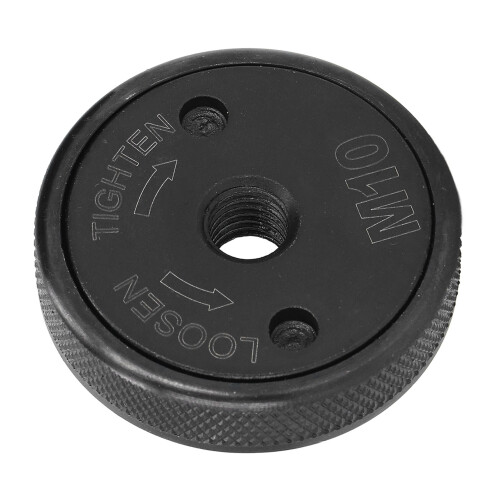 Angle Grinder Pressure Plate M10 Quick Release Black 2
