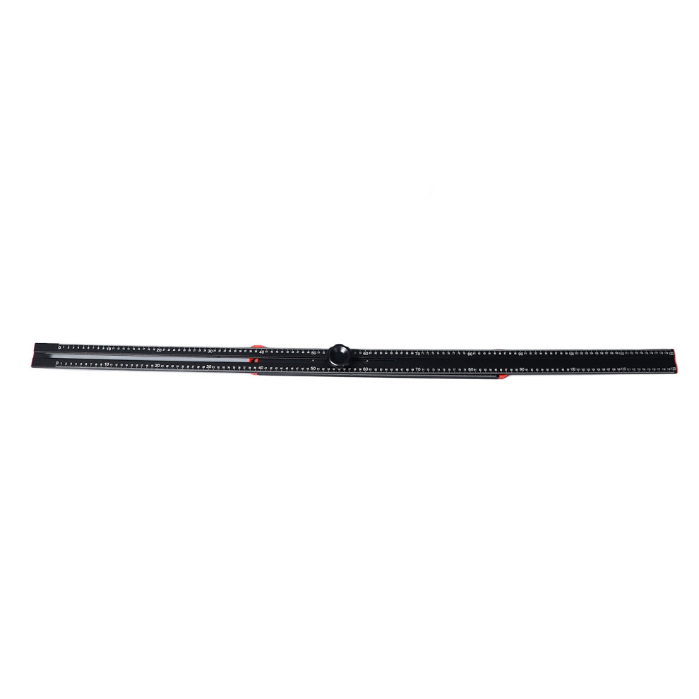 T Type Ruler Aluminum Alloy Adjustable Angle Square 1200Mm Black 323163065113