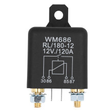Starter Solenoid Relay 12VDC 120A Copper ABS Replacement