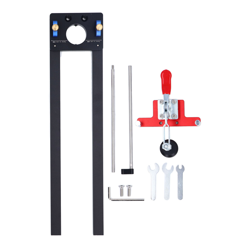 Drawer Punch Locator Aluminum Alloy Cabinet Drilling Jig 323163068077