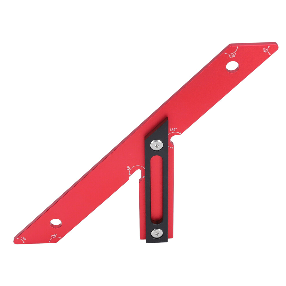 45/135 Degrees Aluminum Alloy Woodworking Angle Ruler Scriber 323163068145