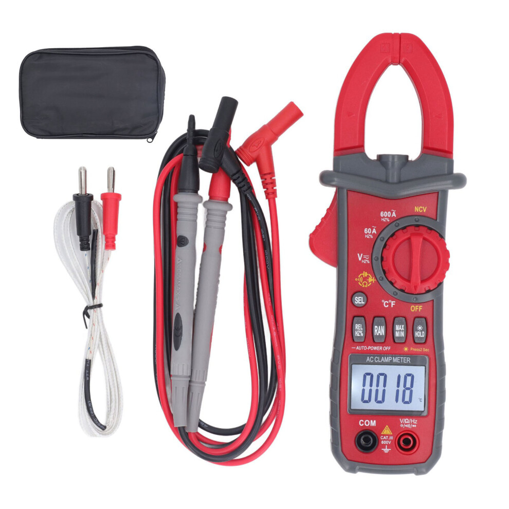 Clamp Multimeter Handheld High Accuracy Ac Dc Tester With Backlight 323163067445