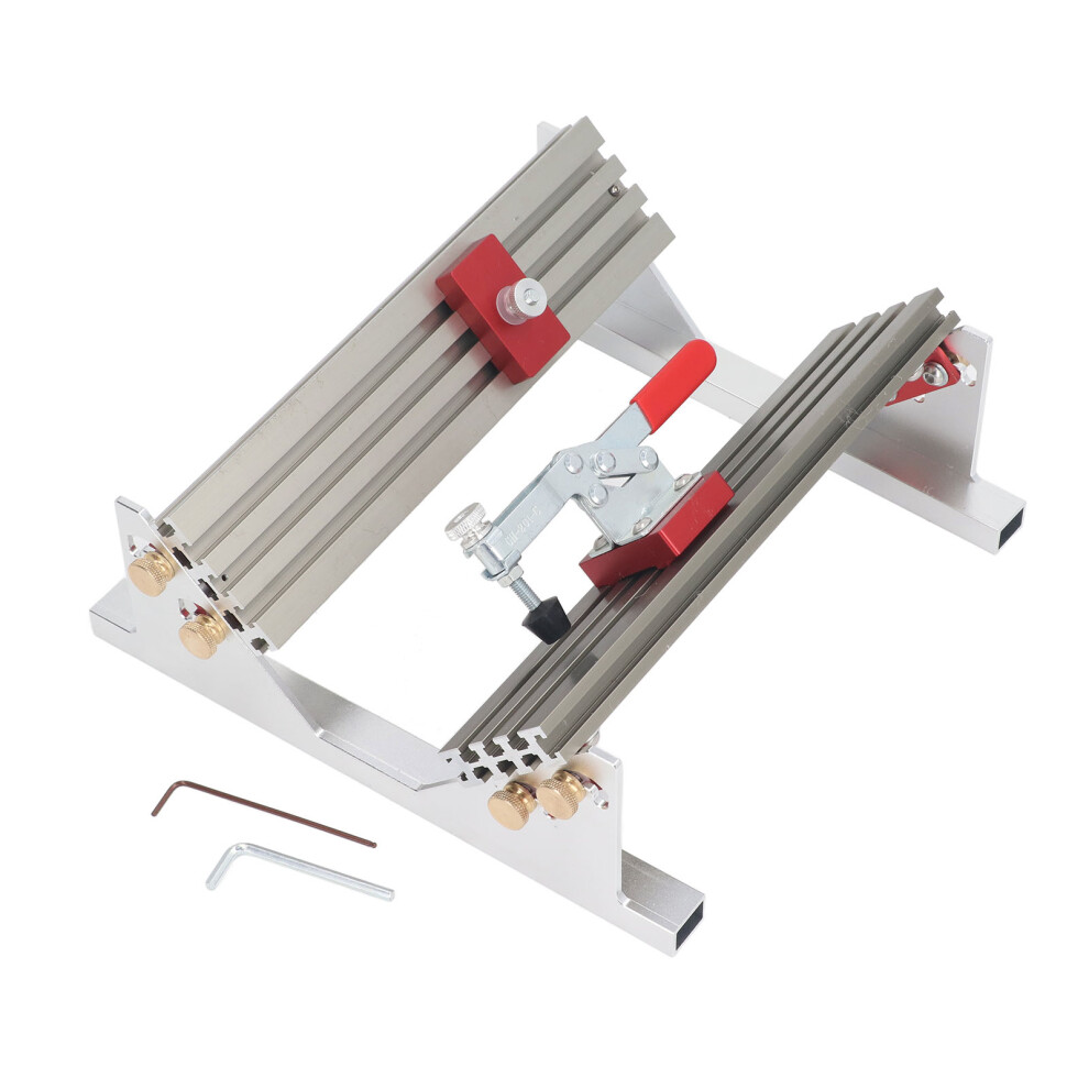 Aluminum Drawer Clamp Locator 1/2In-16In Adjustable Clip For Saw Table 323163069364