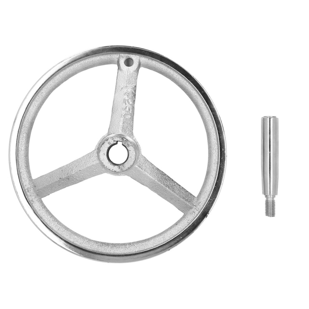 22X250mm Handwheel 3 Spoke Metal For Lathe Milling Grinding 323163070117