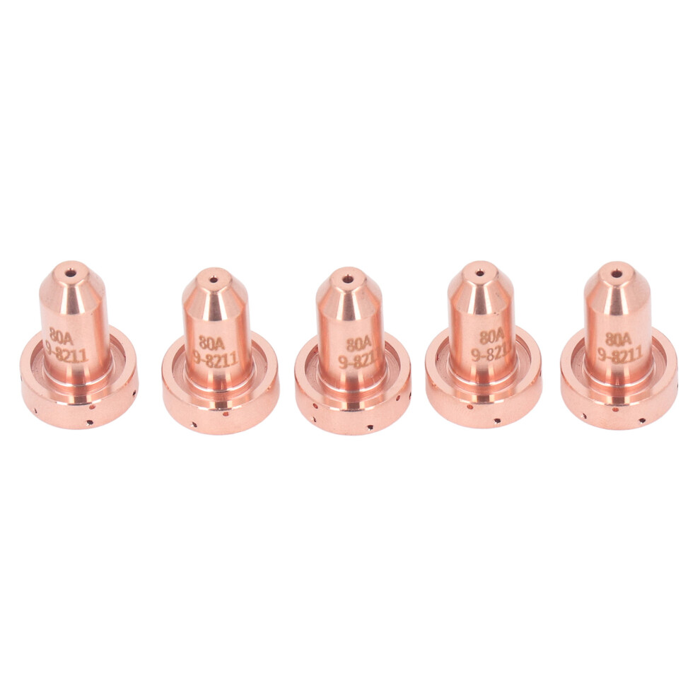 5Pcs 80A Nozzle Head Tips For Sl60 Sl100 Plasma Cutter 323163070384