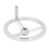 250mm Cast Iron 3-Spoke Handwheel Chrome Plated 4