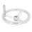 250mm Cast Iron 3-Spoke Handwheel Chrome Plated 3