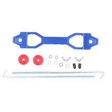 (Black) Heavy Duty Rustproof Battery Tie Down Bracket 21 21R 22F 22HF 22R Blue