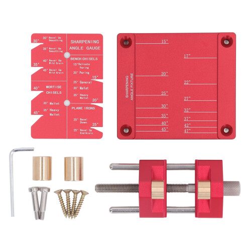 Honing Guide High Precision Aluminum Alloy Sharpening Kit Chisel Plane