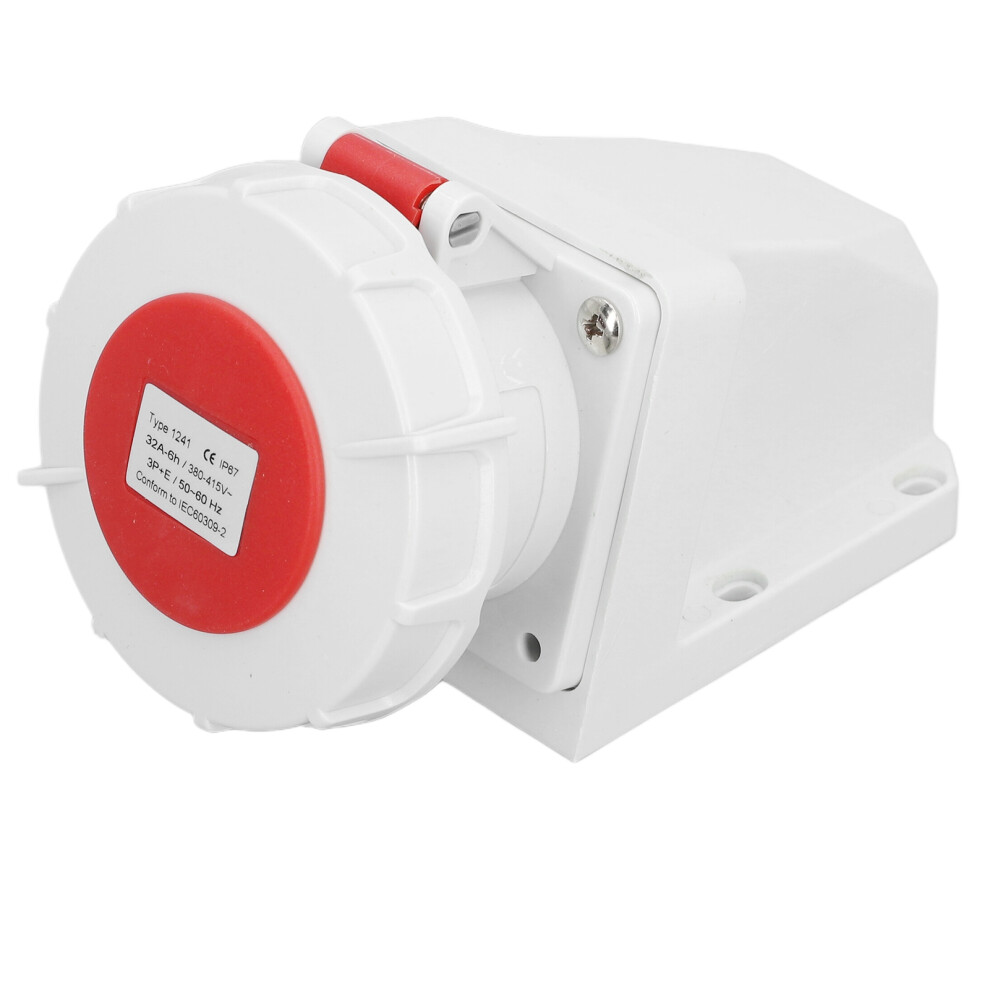 Industrial Plug Connector Ip67 4 Pin 32A 3P 380-415V Surface Mounted 323163070896