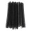 (Black) 100PCS A4 1/2in 34 Double Loop 3:1 Pitch Black Nylon Binding Spine 1