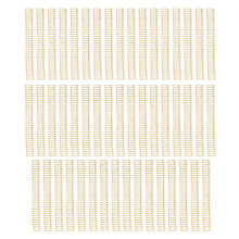 (Gold Color) 50 Packs 3/4in 180 Sheet Capacity Gold Double Loop Binding Rings