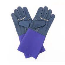 (Brown) Schnittfeste hitzebeständige Lederhandschuhe Schweißen Braun