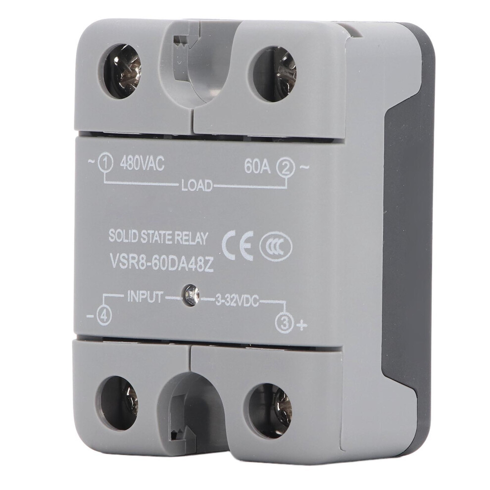 Ssr Module 60A 3-32Vdc In 480Vac Out Solid State Relay 323163072616