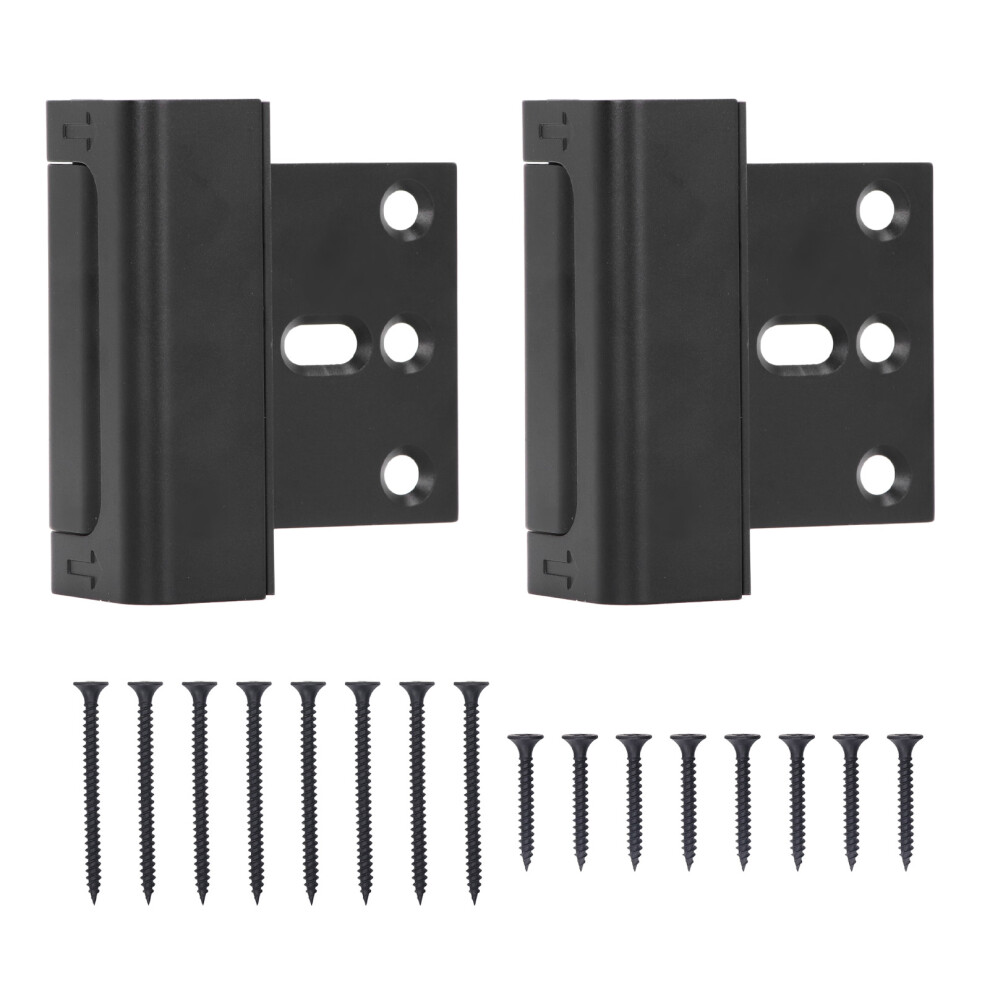 2Pcs Aluminum Door Lock Childproof Reinforcement For Inward Door 323163073767